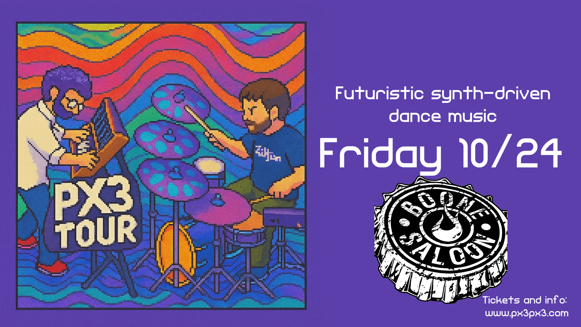 P(x3) @ The Boone Saloon – Boone, NC